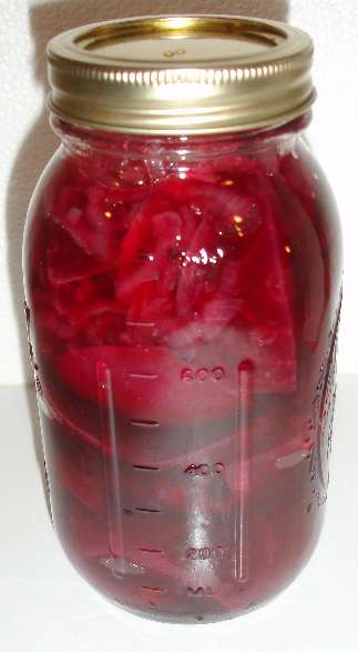 pickled beets with no added sugar