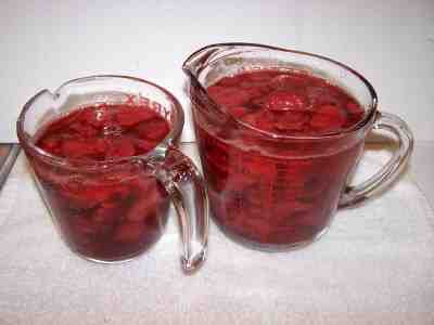 strawberries cooking