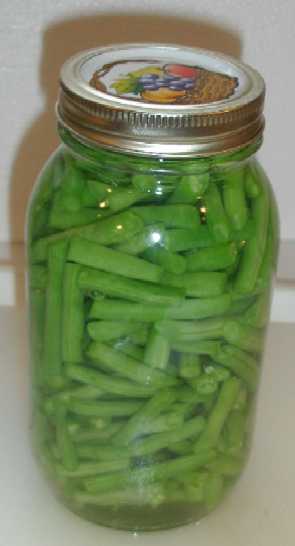 Home-canned Green Beans