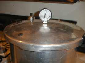 Pressure canner cooling