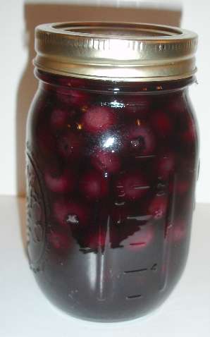 Canned elderberries