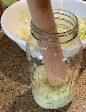 Packj shredded cabbage in jar