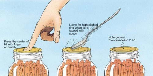 How To Test Home Canned Jars For Proper Sealing And Spoilage