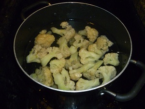 soaking cauliflower 