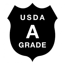 Grade A shield -- Packed under continuous inspection of the USDA