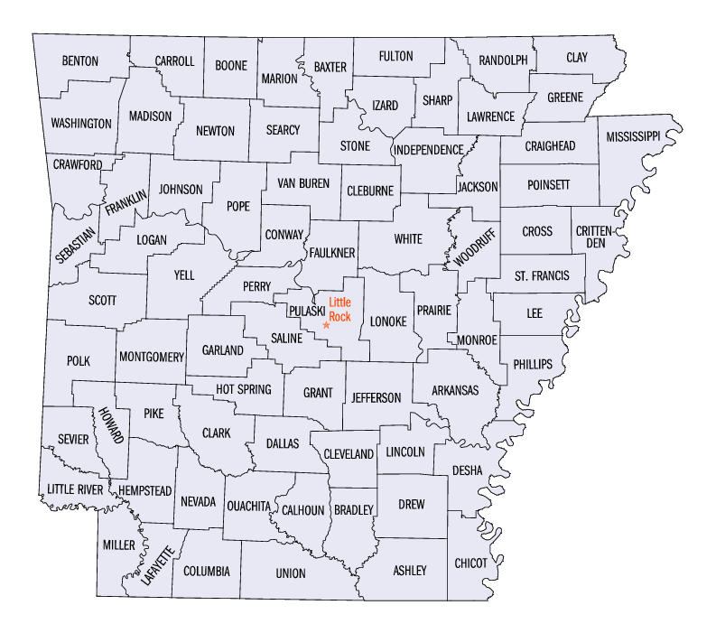 AR County Map