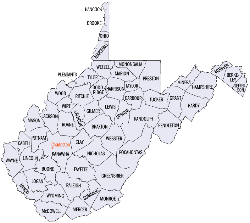Charleston West Virginia Zip Code Map West Virginia West Virginia U Pick farms: Find a pick your own 